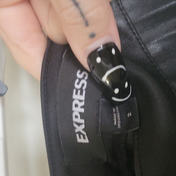 Faux Leather Skirt - Picture 2 of 2